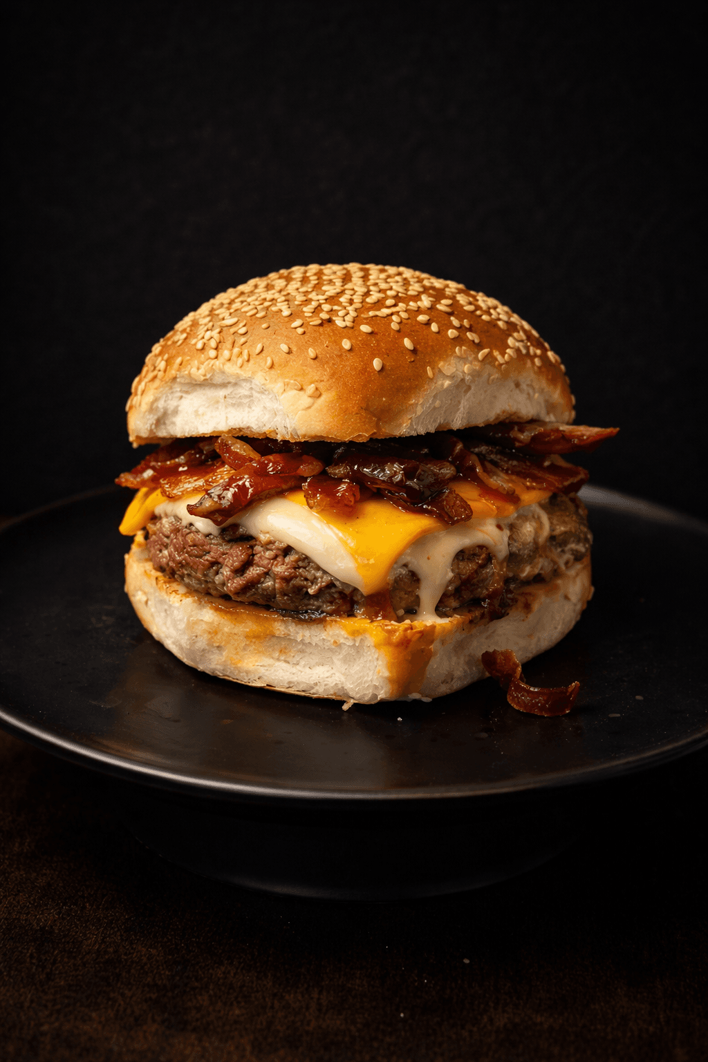 Hambúrguer O Black Knight — Knight Burger